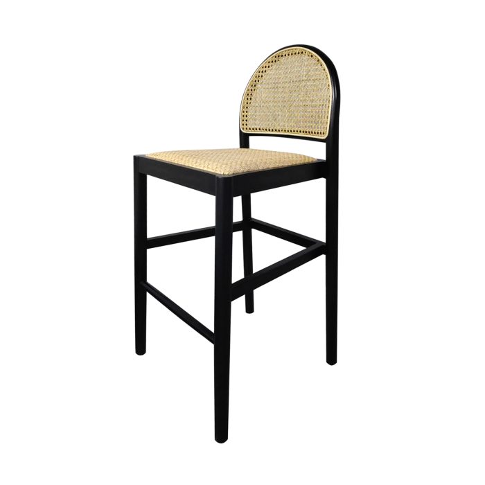 Chane Rattan Bar Chair (BlackNatural) Furniture Source Philippines