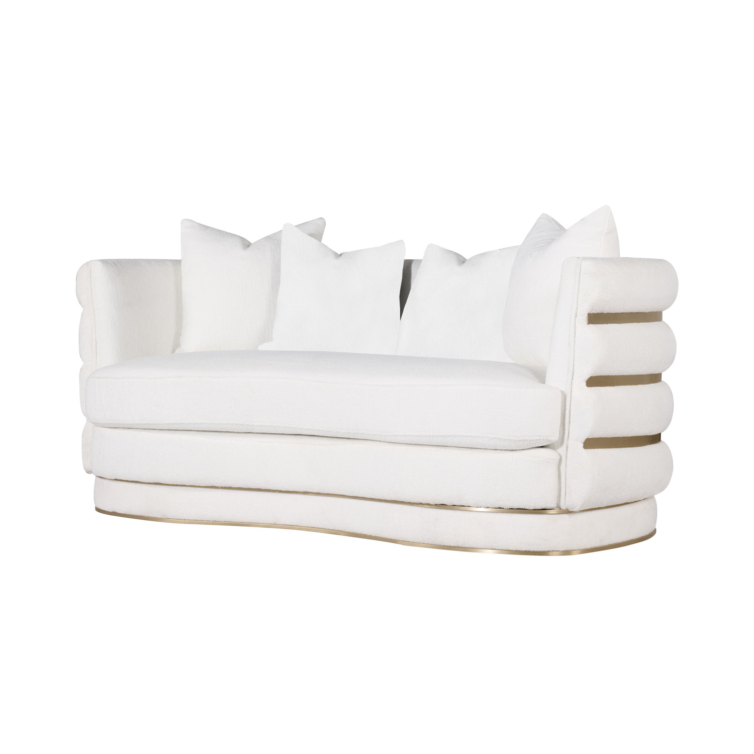 Butter Line 2-Seater Sofa (White)