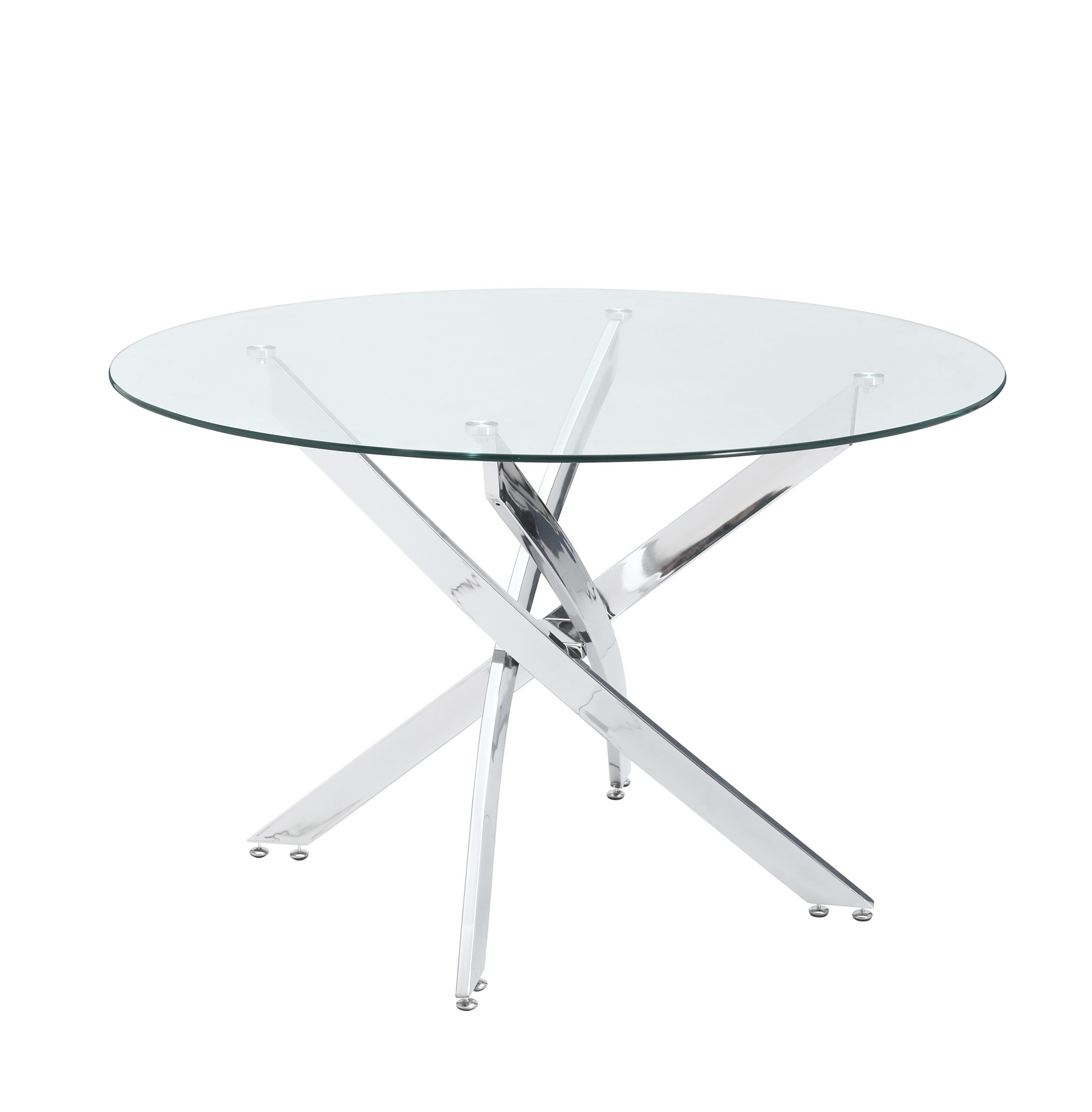 Vasteras Round Dining Table 100cm (Glass) Furniture Source Philippines