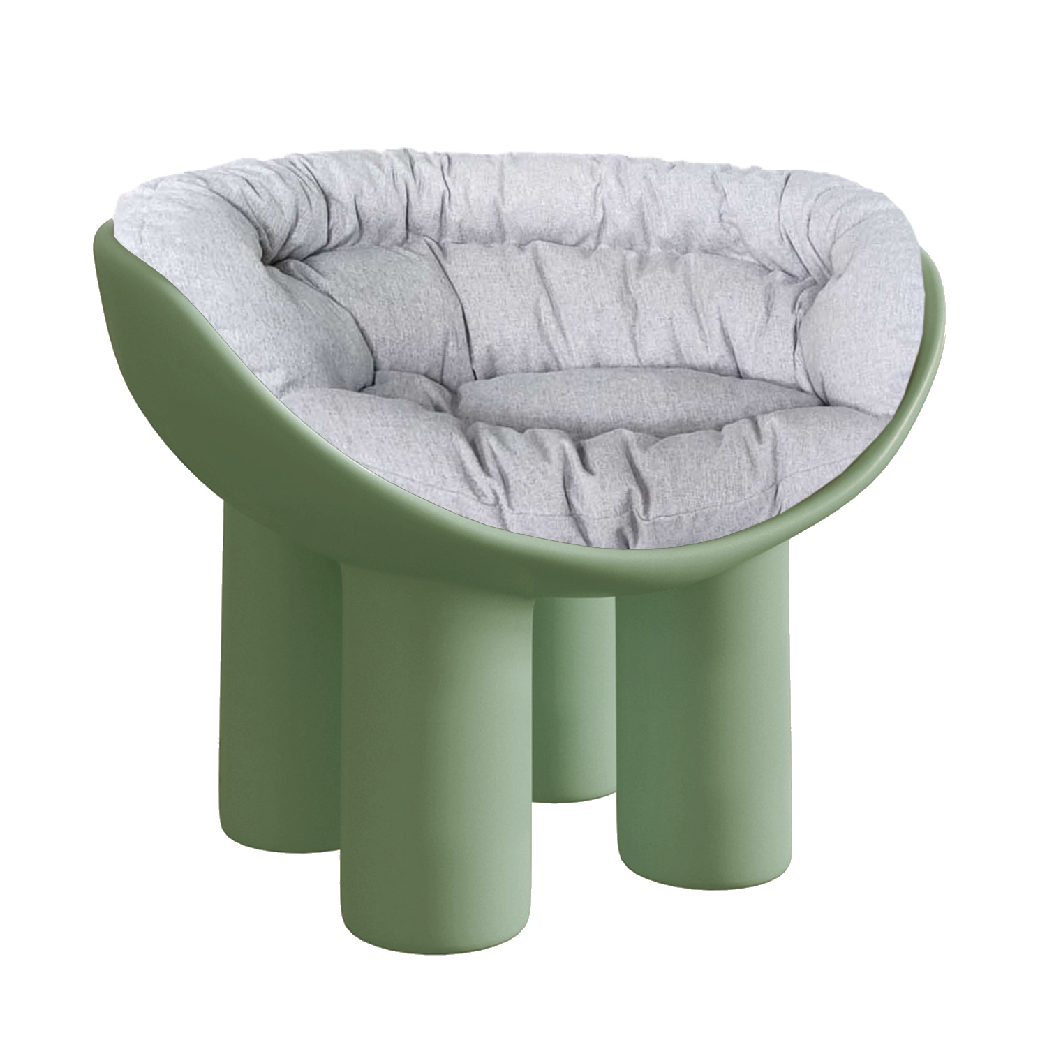 Ellie Cuddle Seat (Green-Light Gray)