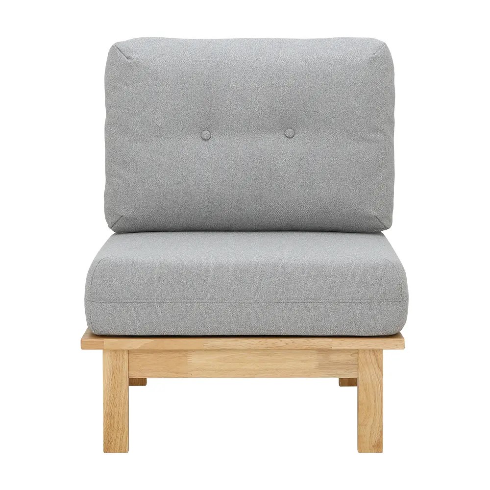 Wasabi Fabric 1Seater Sofa (Gray) Furniture Source Philippines