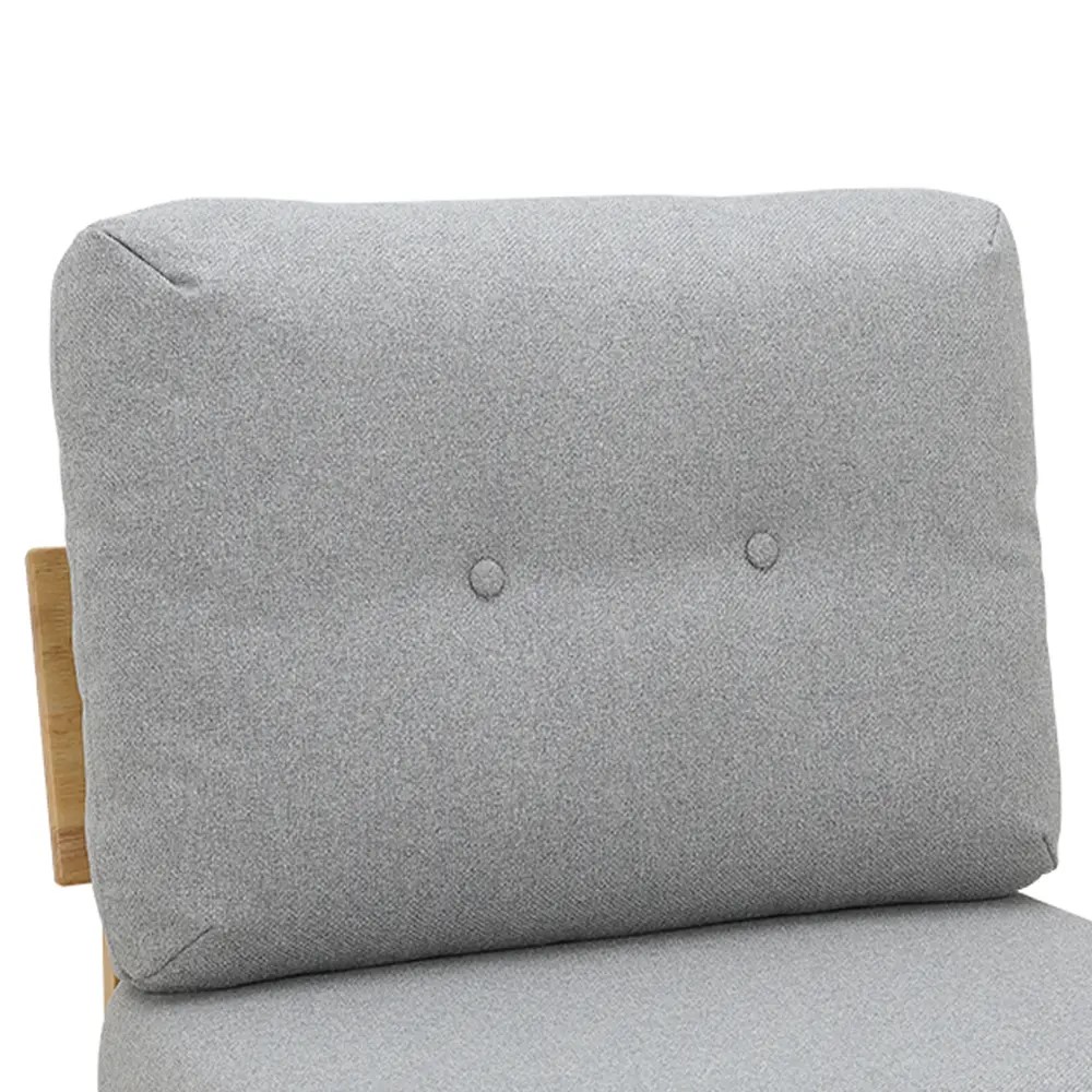 Wasabi Fabric 1Seater Sofa (Gray) Furniture Source Philippines