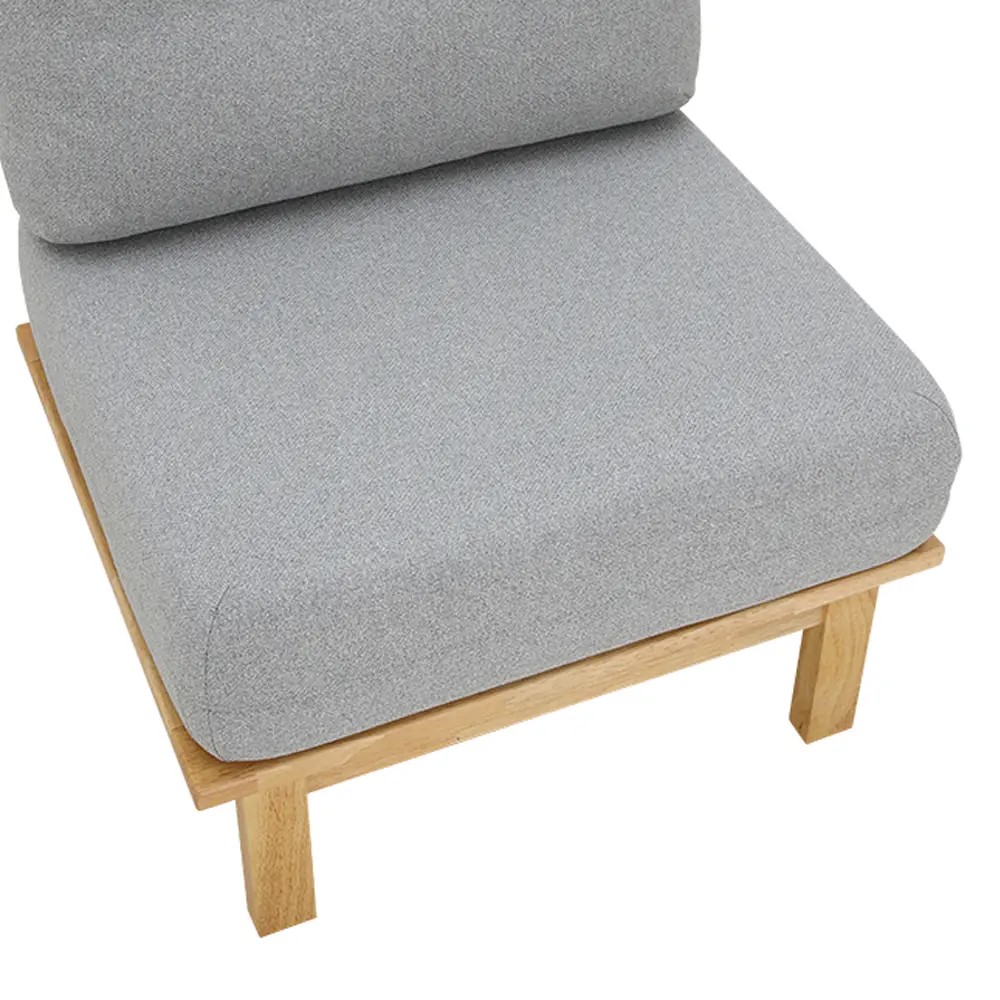 Wasabi Fabric 1Seater Sofa (Gray) Furniture Source Philippines