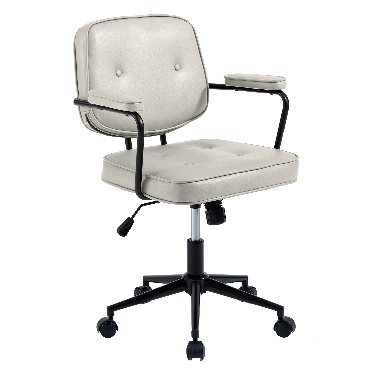 Guss Alamond Swivel Chair (Light Gray)