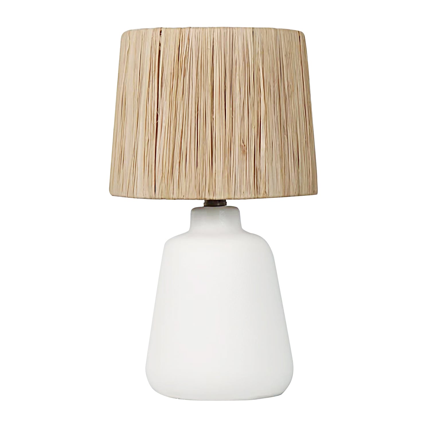 Jamee Table Lamp 42cm (White-Nature Grass)
