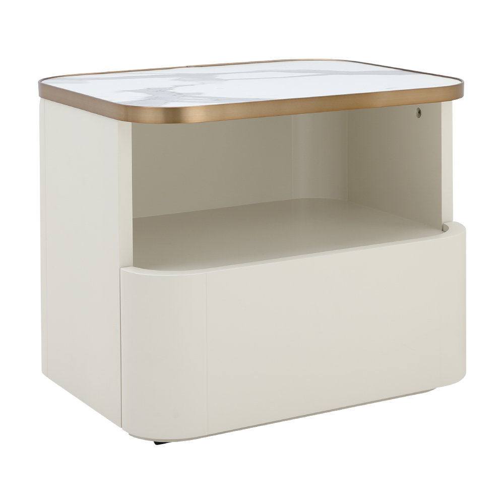 Picasso Night Table 50cm (Ivory)