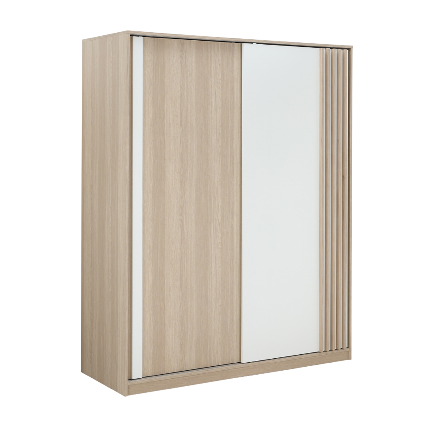 Vara Sliding Door Wardrobe 160cm (Lurbana Oak)