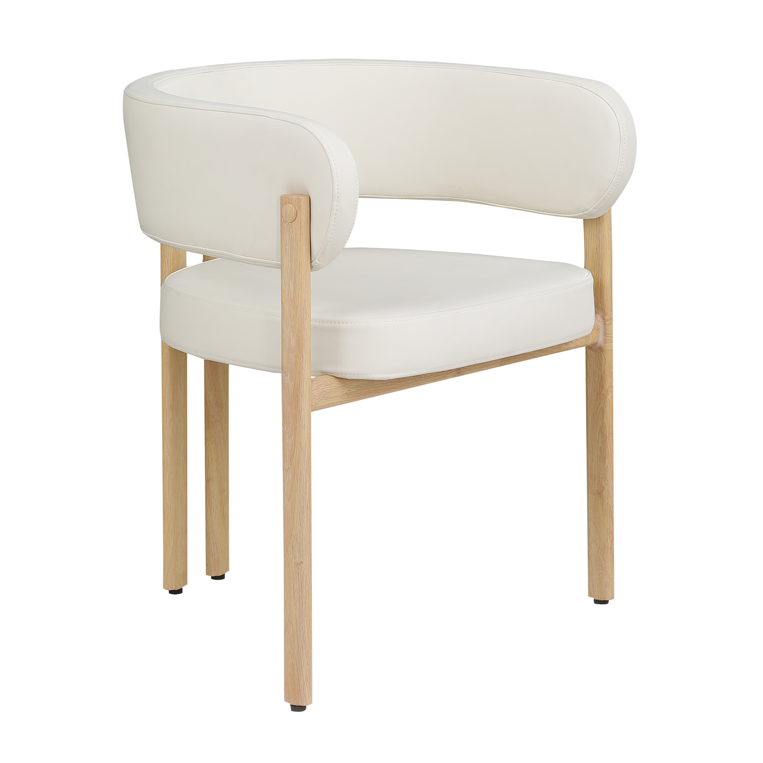 Butter Zen Chair (Cream-Wood)