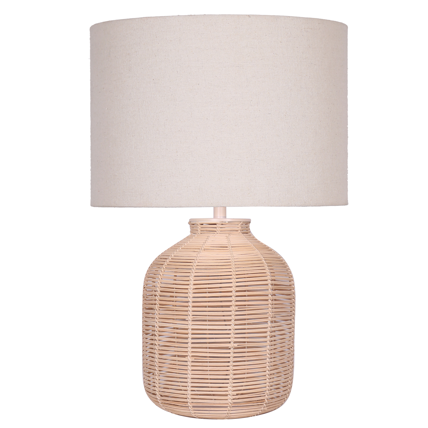 Jammus Table Lamp (Cream Rattan)