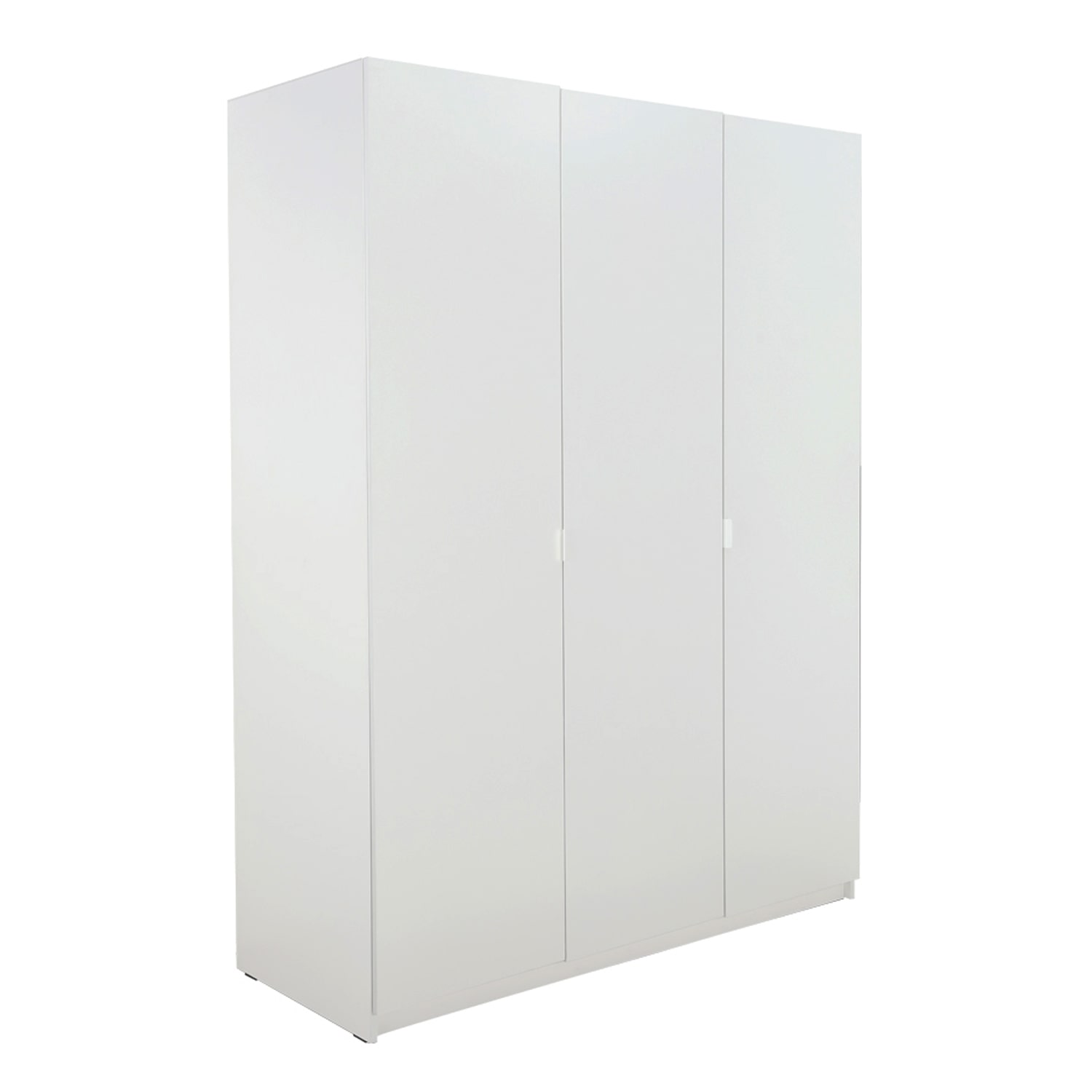 Vasim 3-Door Wardrobe (White)