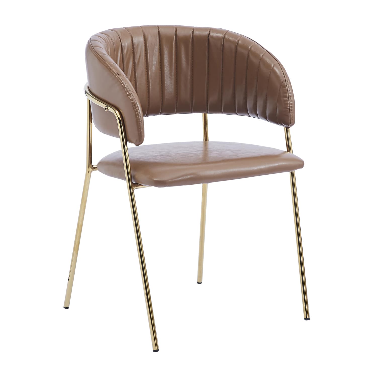Kane Chair (Brown Faux Leather)