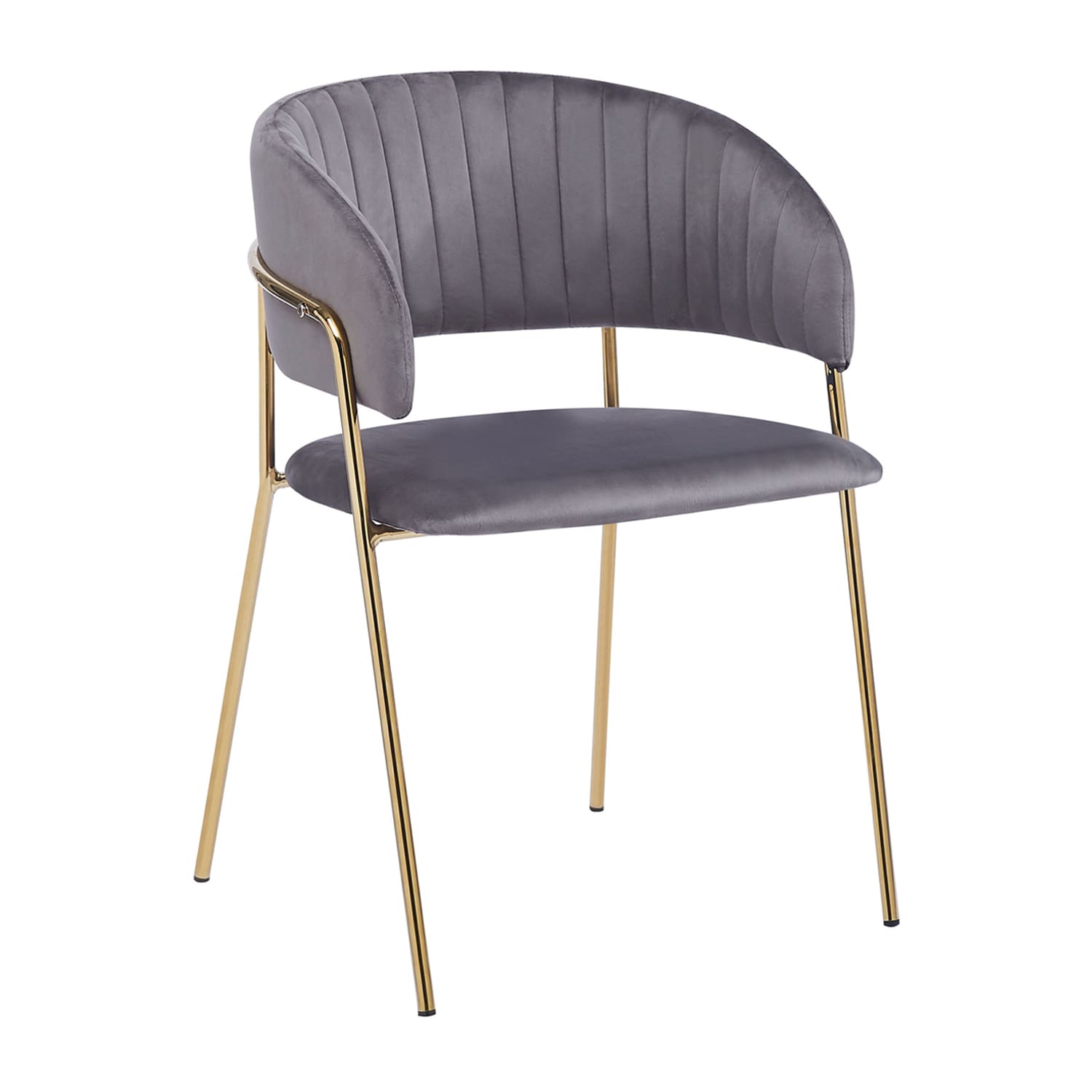 Kane Chair (Gray Velvet)