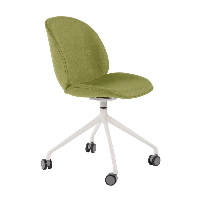 Gupee Swivel Chair Wheels (Green-White)