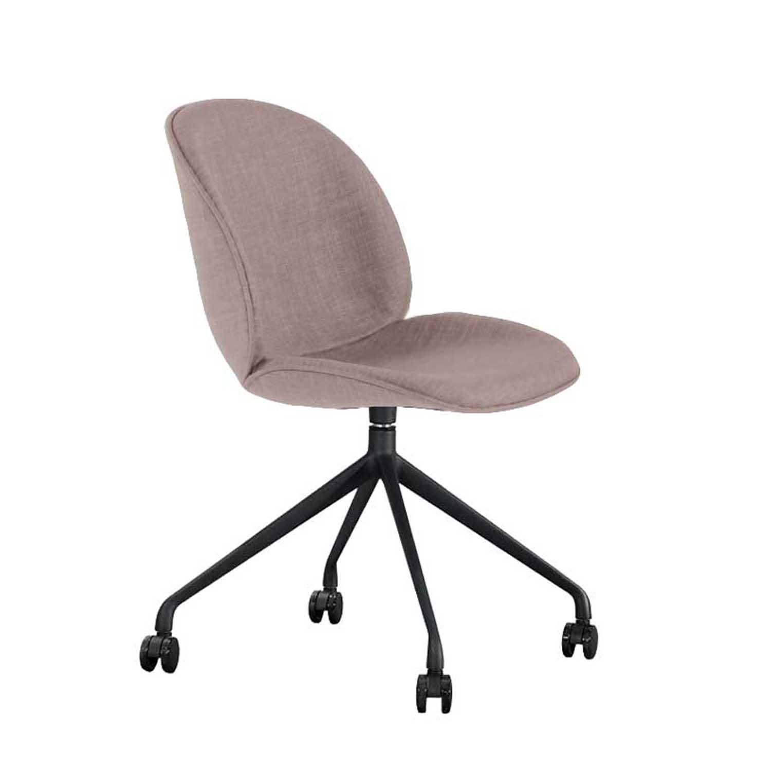 Gupee Swivel Chair Wheels (Brown-Black)