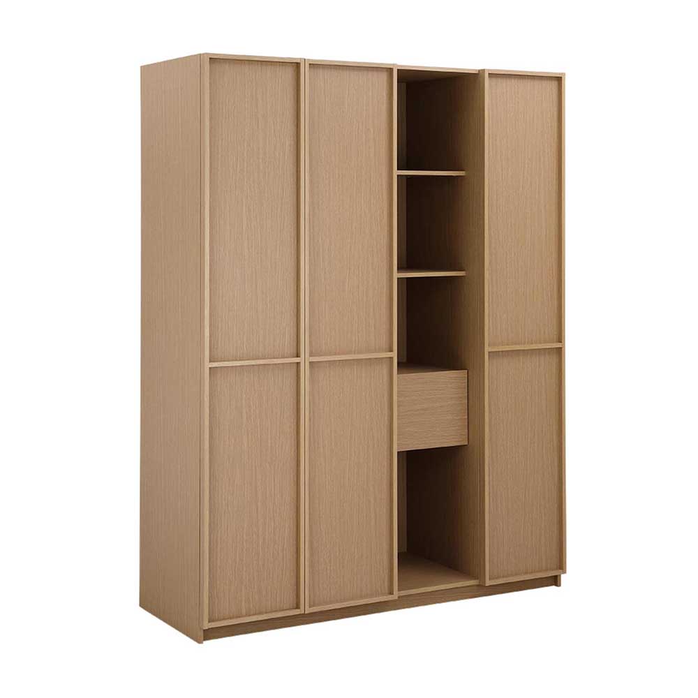 Fukuoka Wardrobe 160cm (Tokyo Oak)