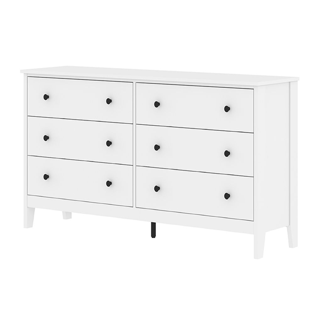 Santorini Chest of 6 Drawers (White)