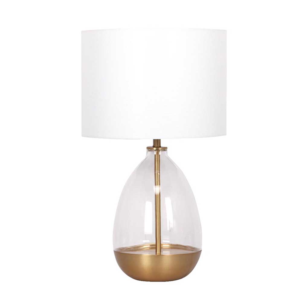 Gloni Table Lamp (Brass-Clear)