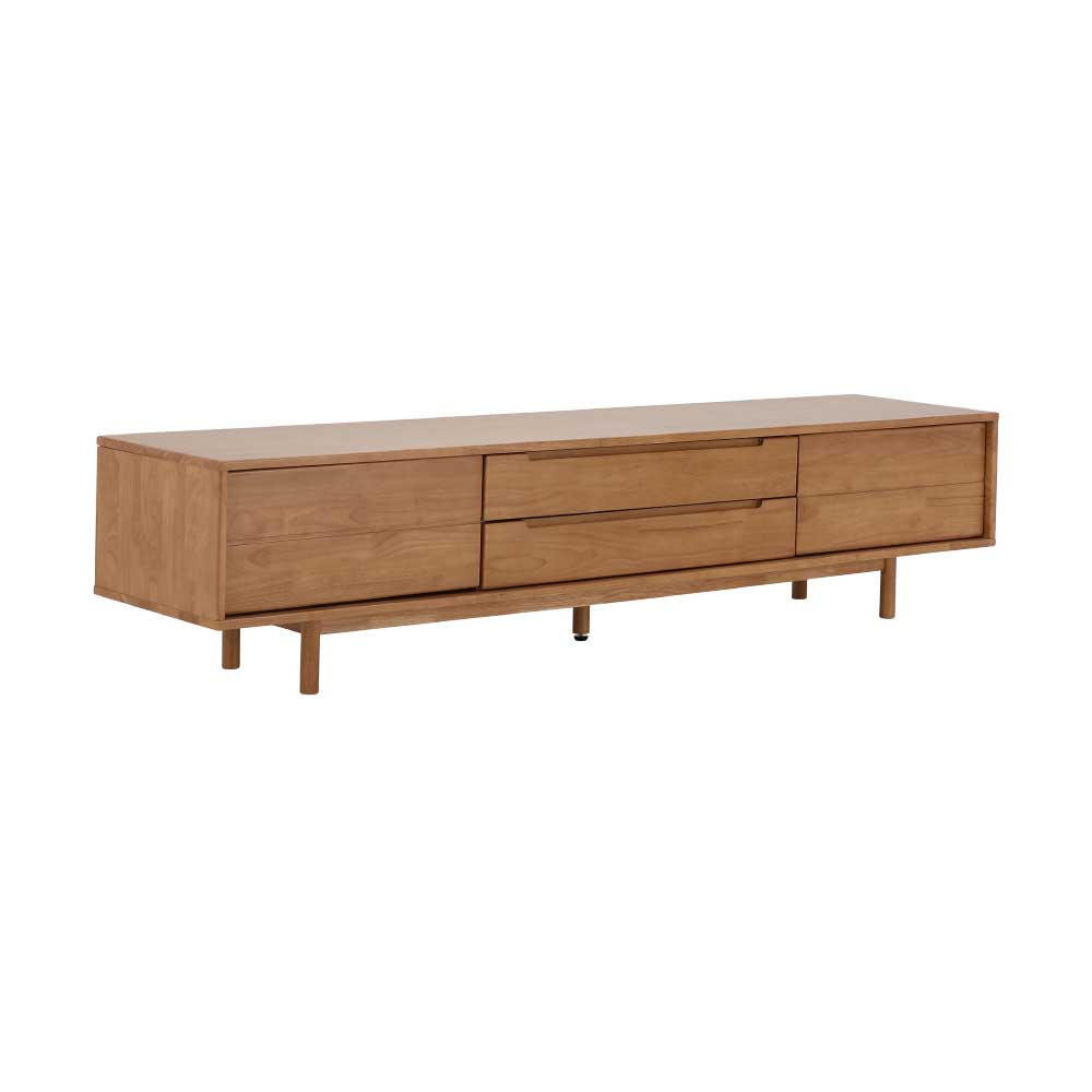 Wasabi Solid Wood TV Cabinet 200CM (Natural)