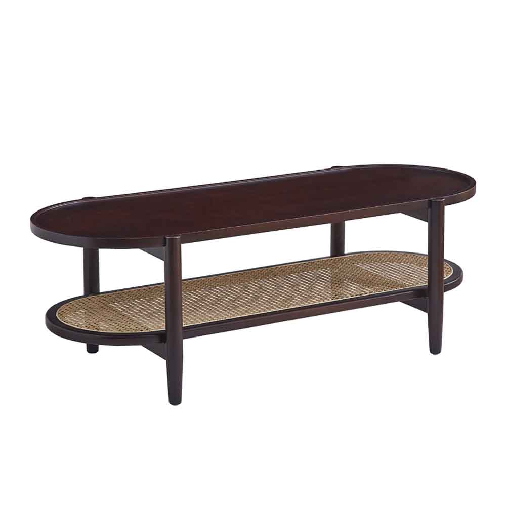 Chelodin Rattan Center Table (Walnut-Natural)