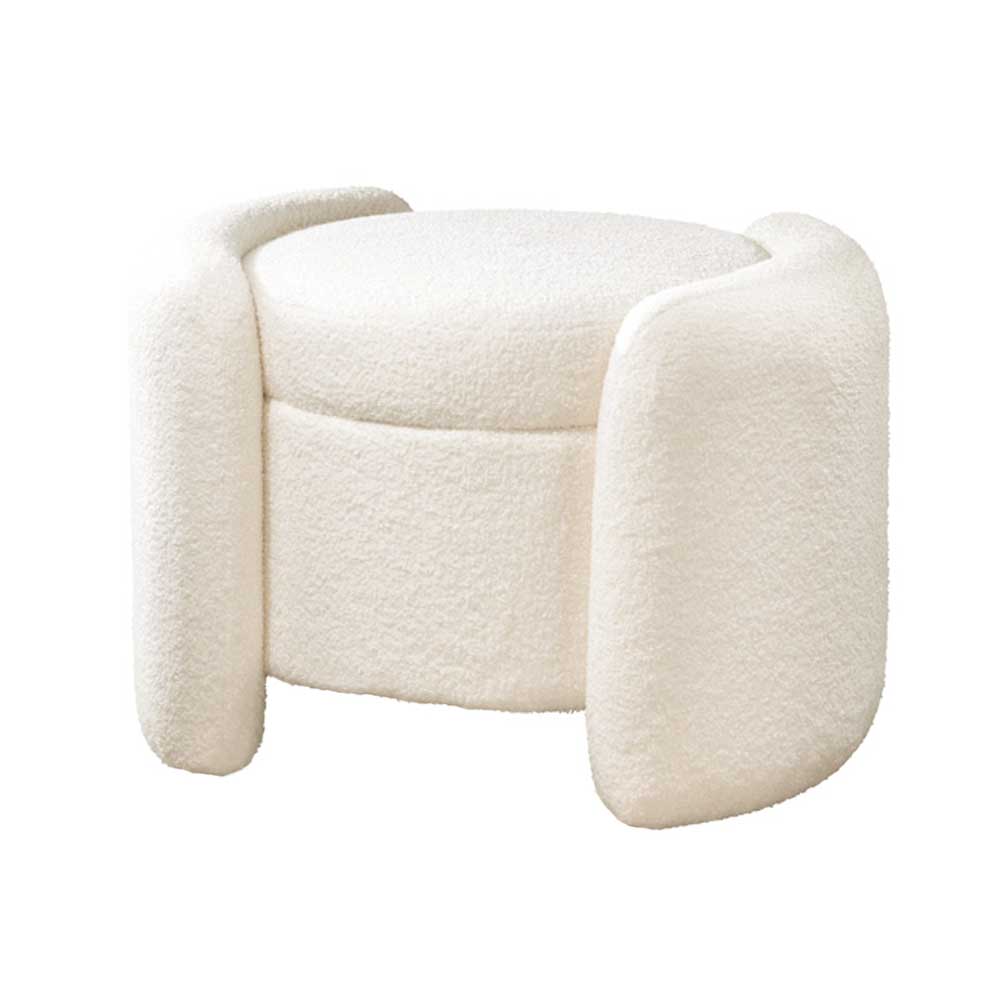Butter Luxe Ottoman with Storage