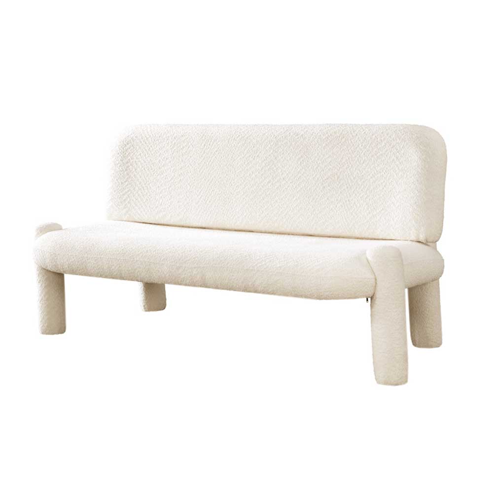 Butter Mann 3-Seater Sofa (White)