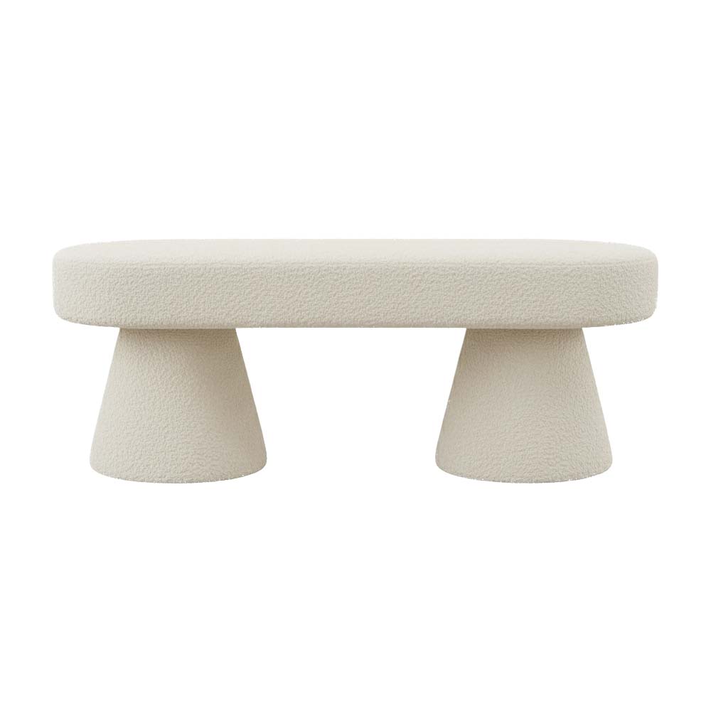 Butter Mush Bench 113cm (White)