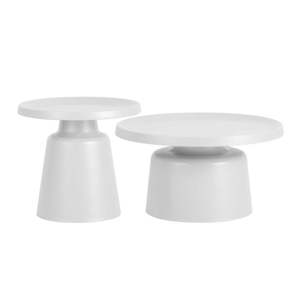 Burmin Nesting Tables 70/50 cm (Natural-White)