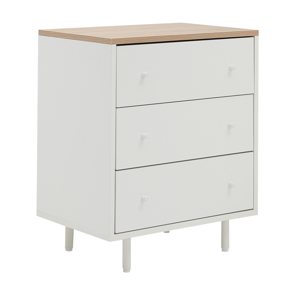Minimal Chest of 3 Drawers 60 cm