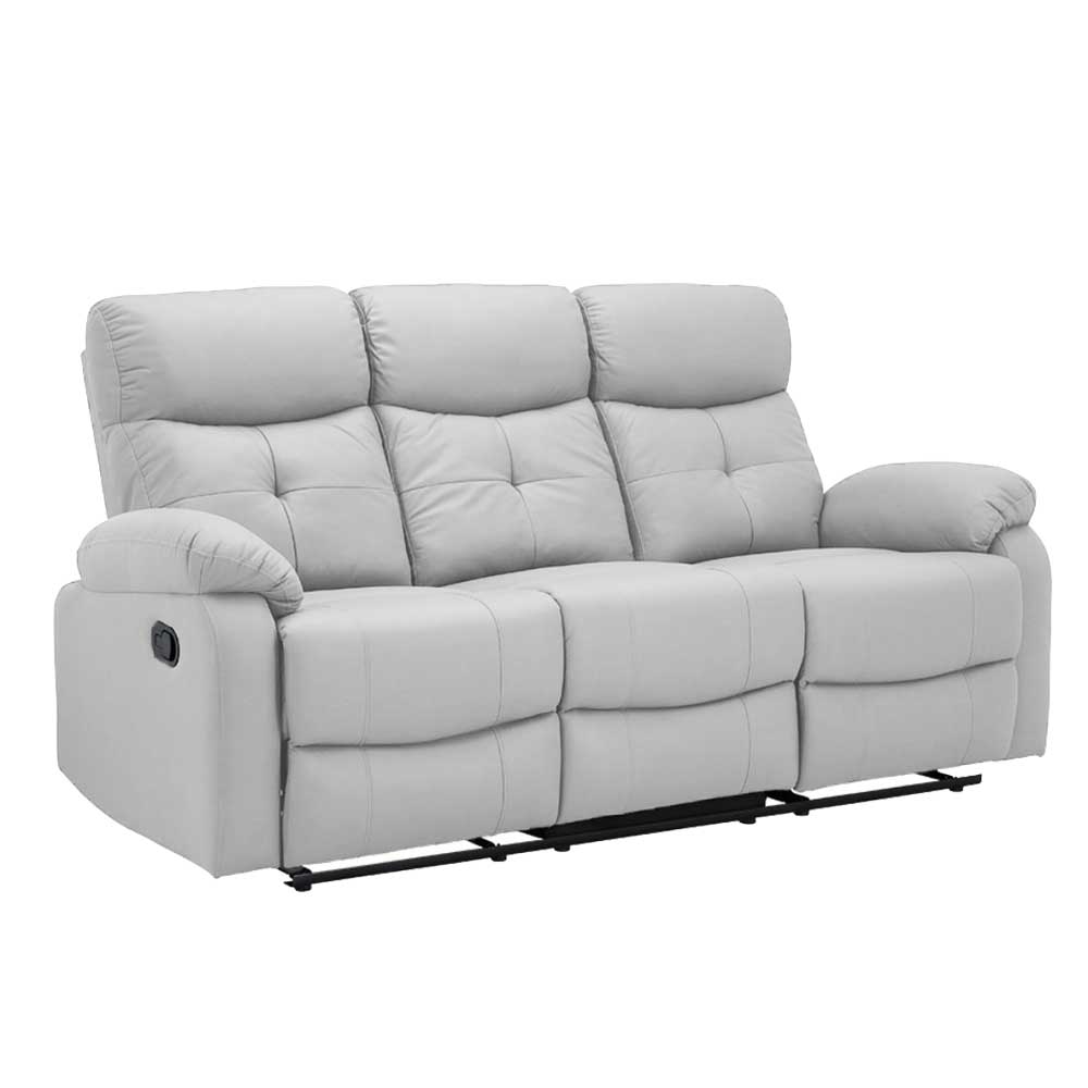 Lita 3-Seater manual recliner Sofa (Beige)