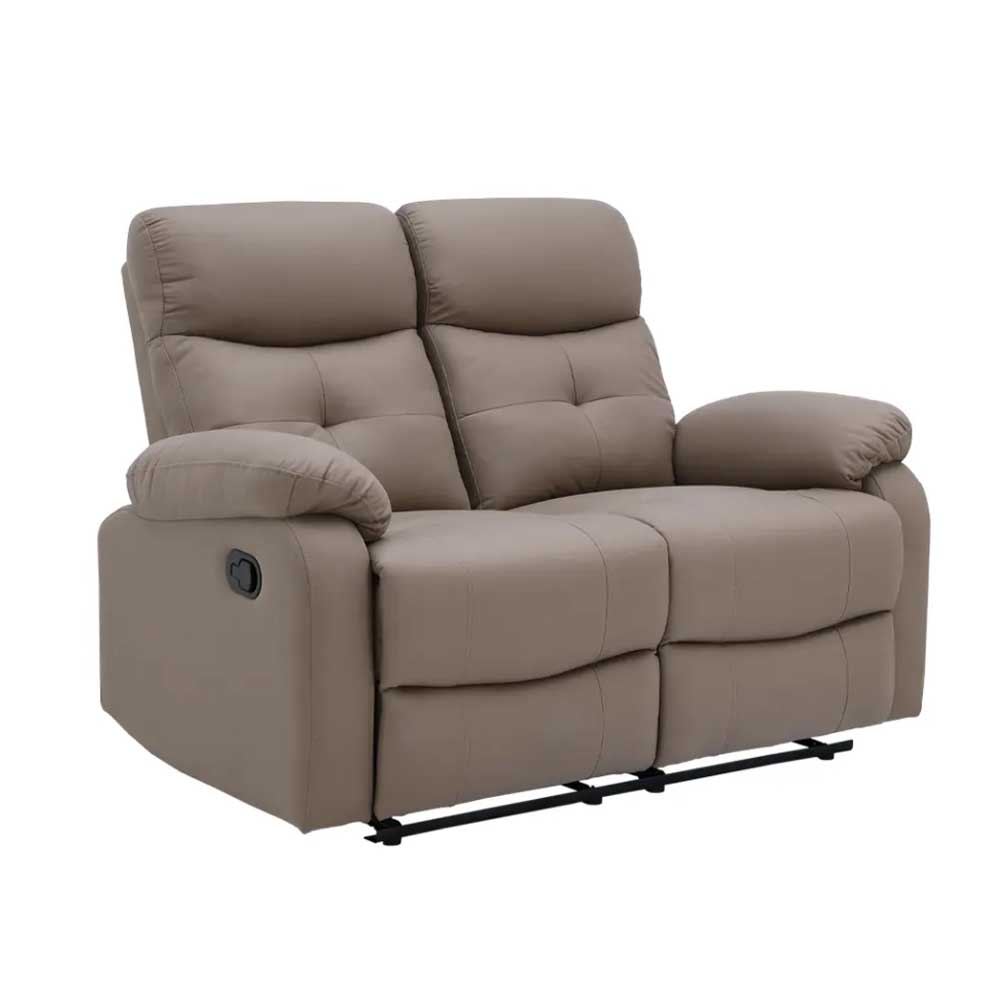 Lita 2-Seater manual recliner Sofa (Brown)