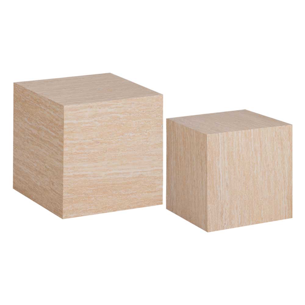 Palasse Stone Cube Nesting Tables