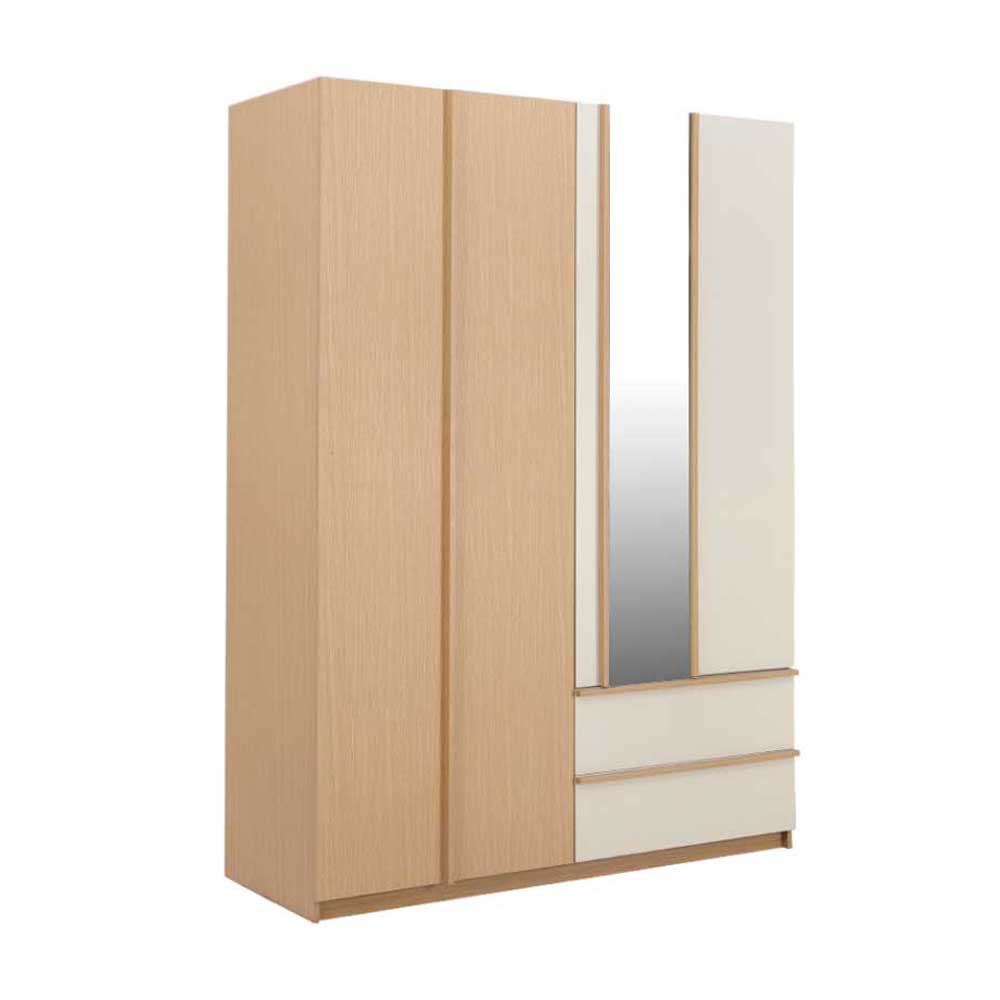 Shizuoka 4-Door Wardrobe (Tokyo Oak)