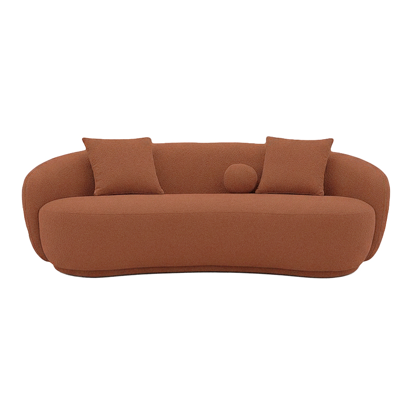 Butter Ichone 2 Seater Sofa (Dark Orange)