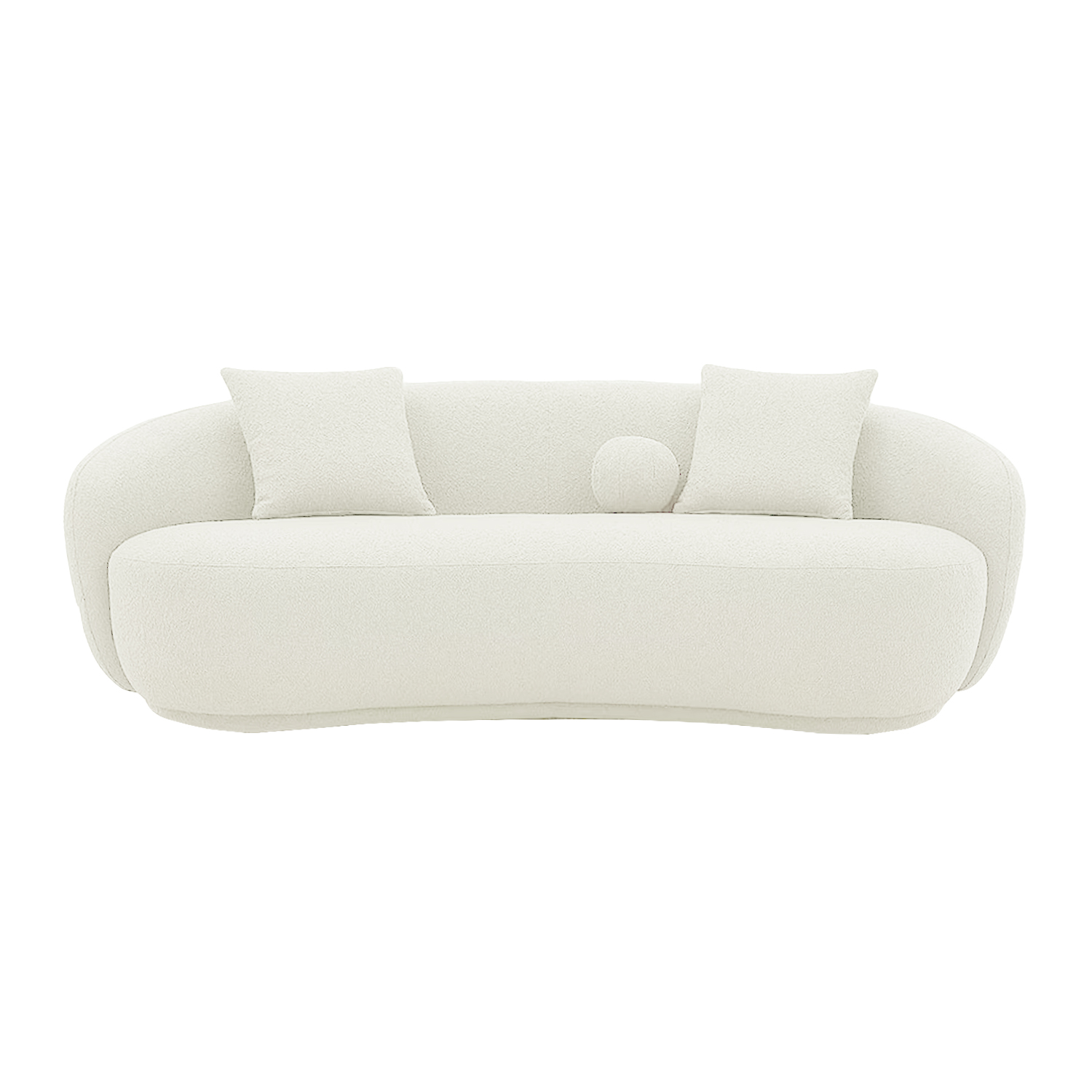 Butter Ichone 2 Seater Sofa (White)