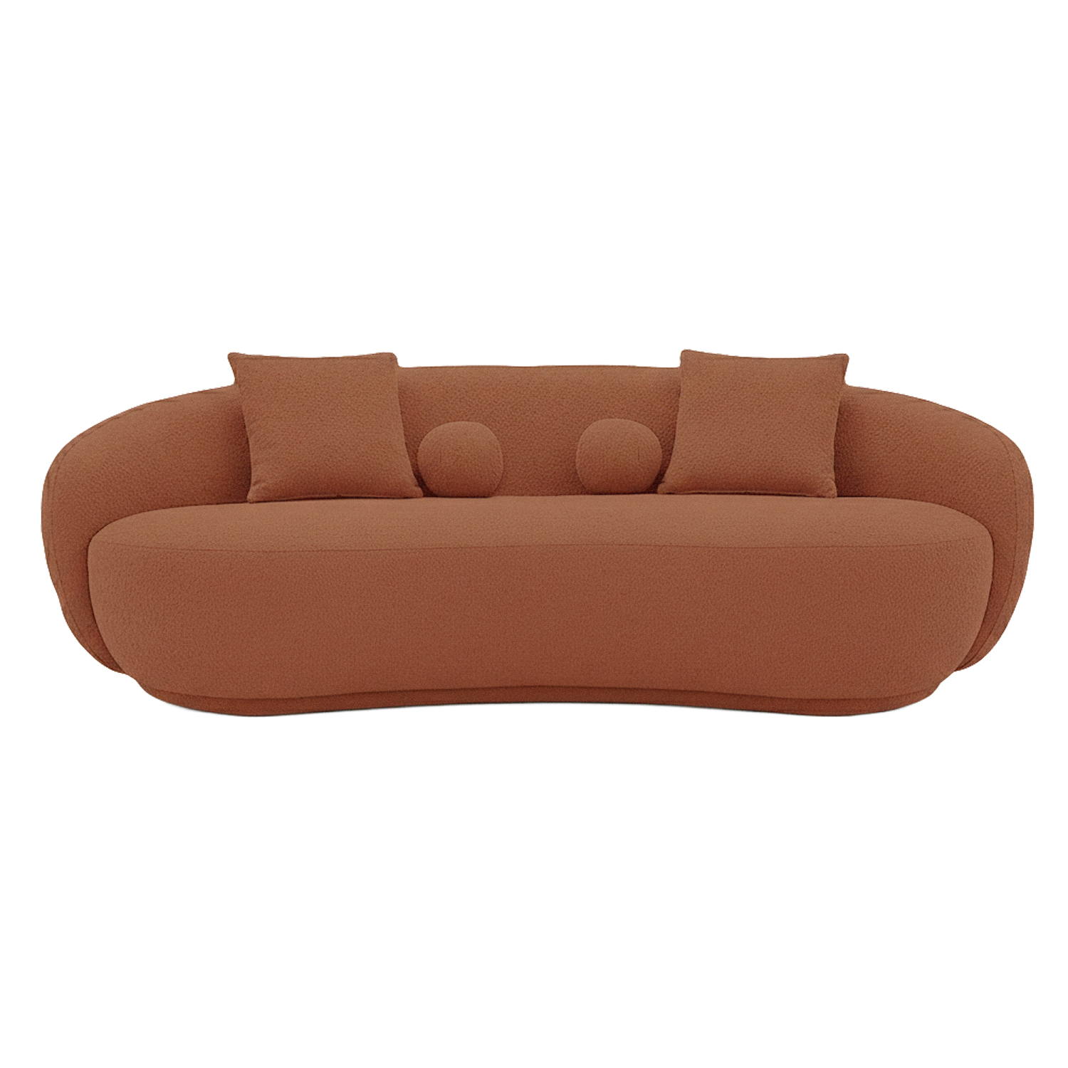 Butter Ichone 3 Seater Sofa (Dark Orange)