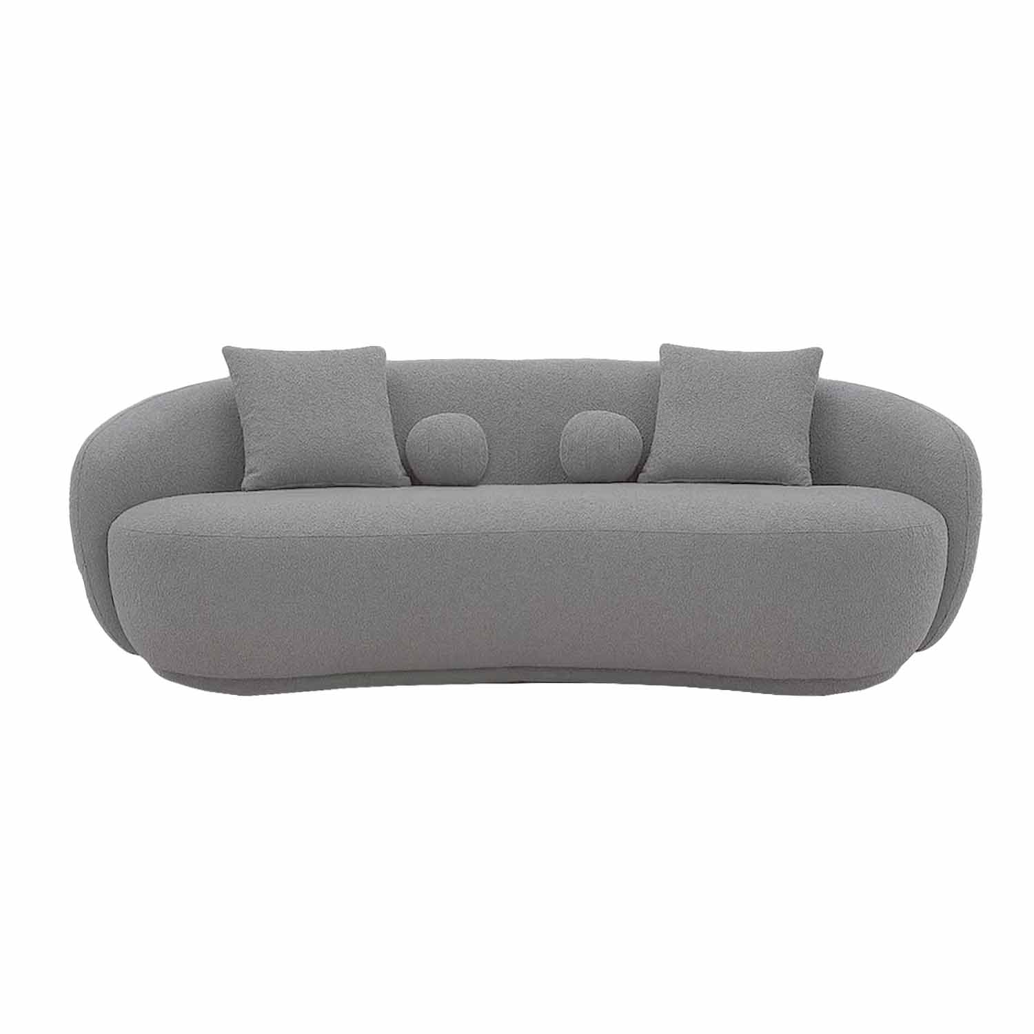 Butter Ichone 3 Seater Sofa (Dark Gray)