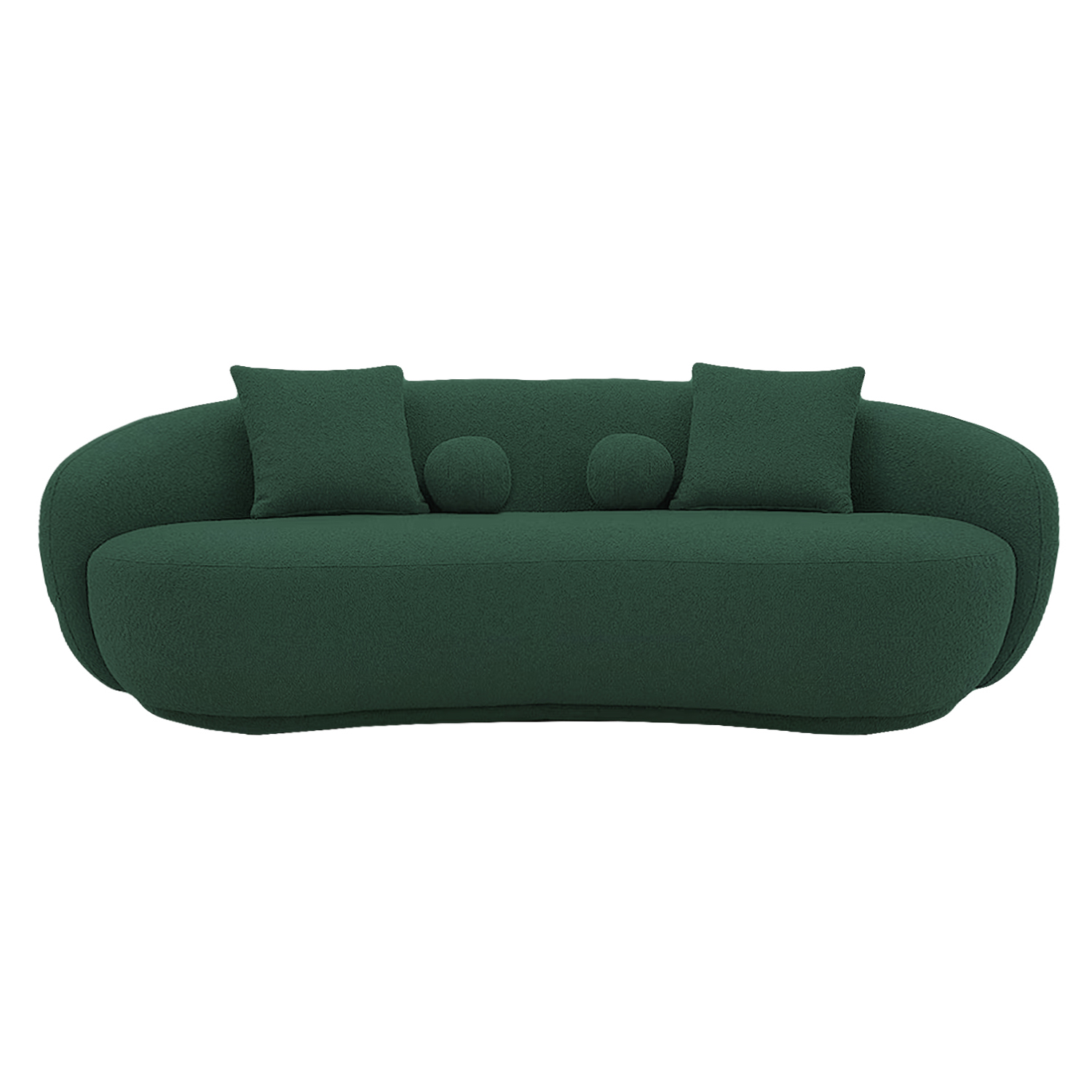 Butter Ichone 3 Seater Sofa (Dark Green)