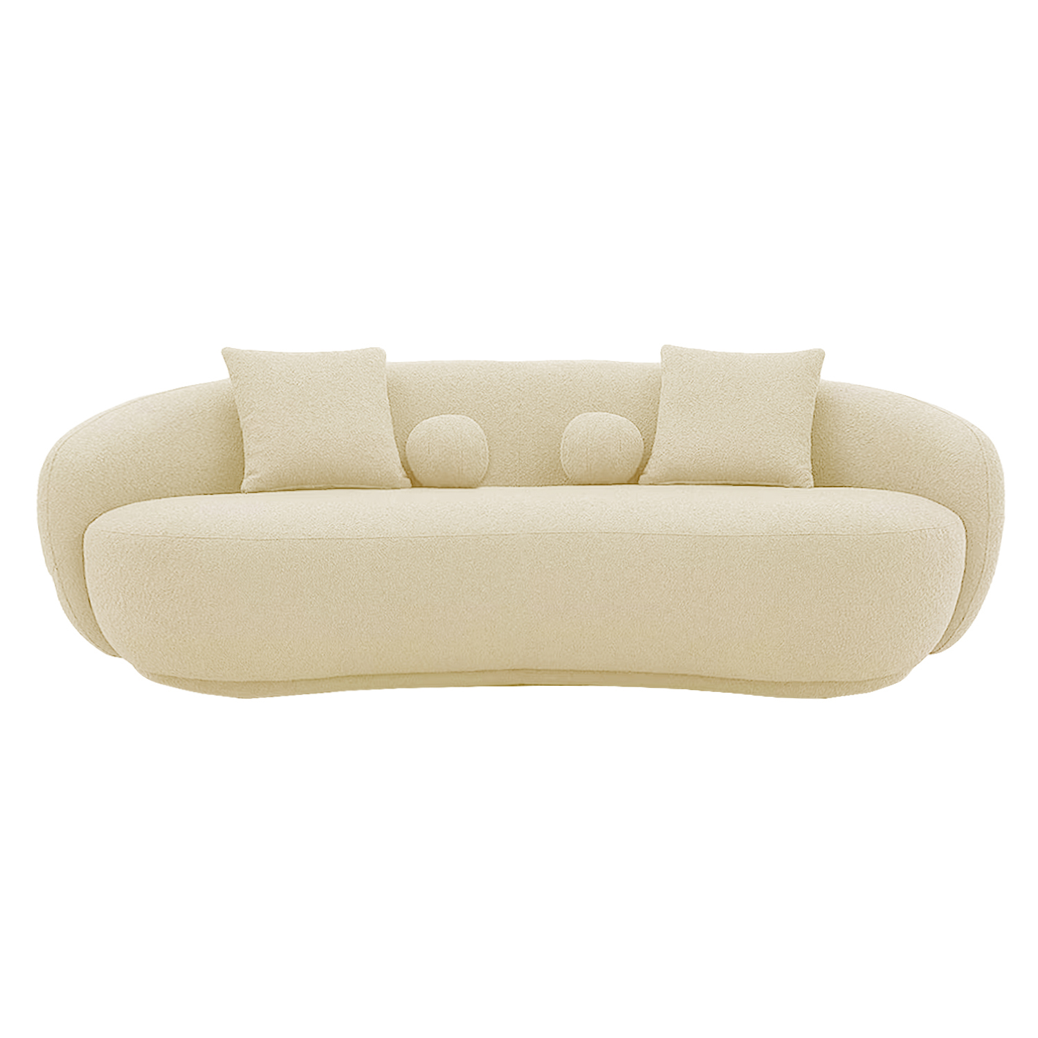 Butter Ichone 3 Seater Sofa (Off White)
