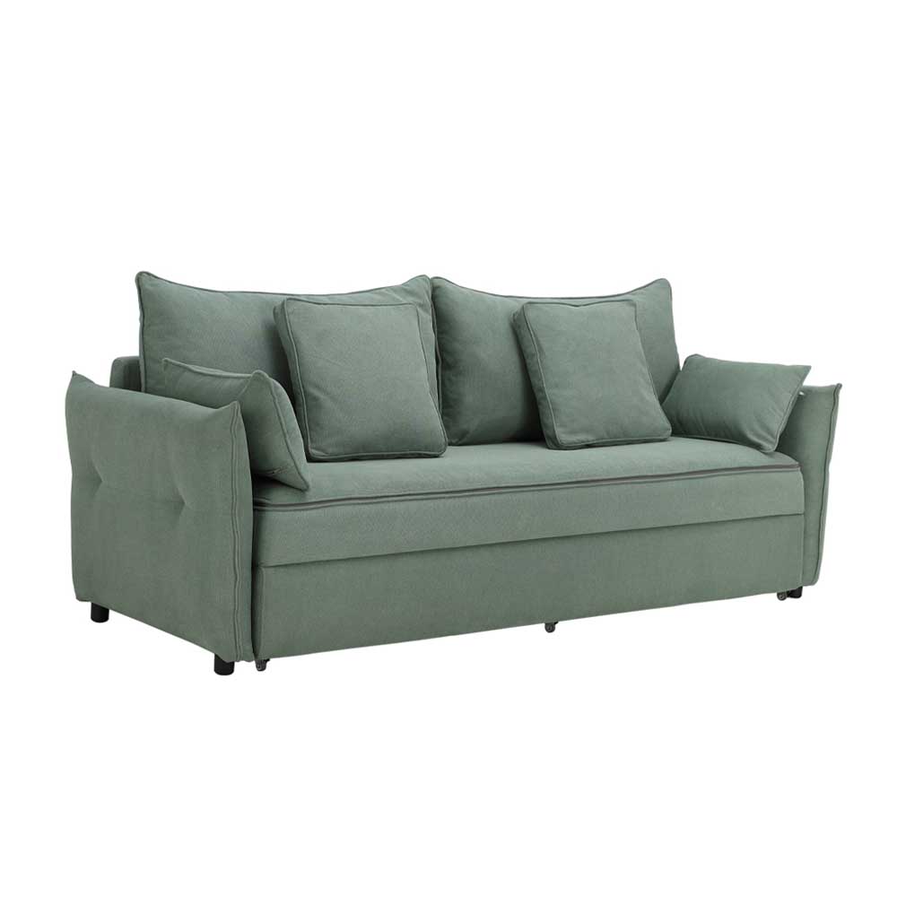 Journey 3-Seater Pull Out Sofabed (Green)