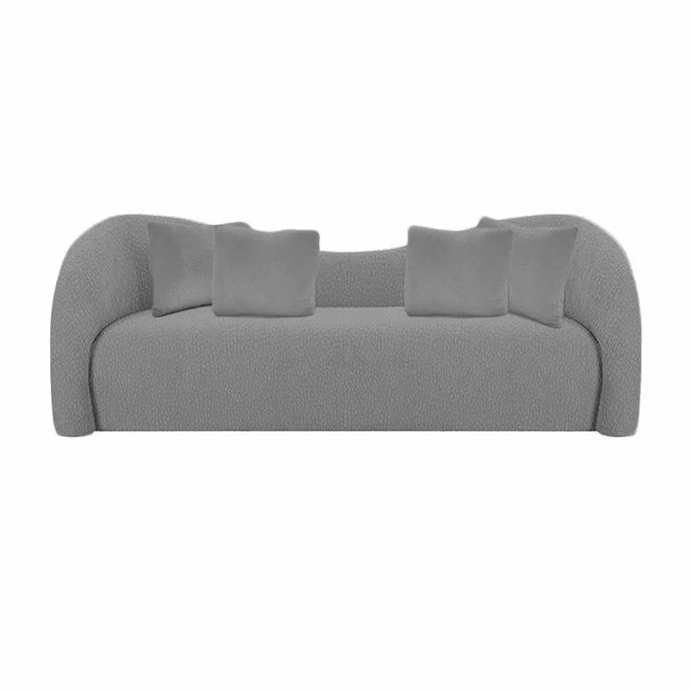 Butter Luxe Wave Sofa (Dark Gray)