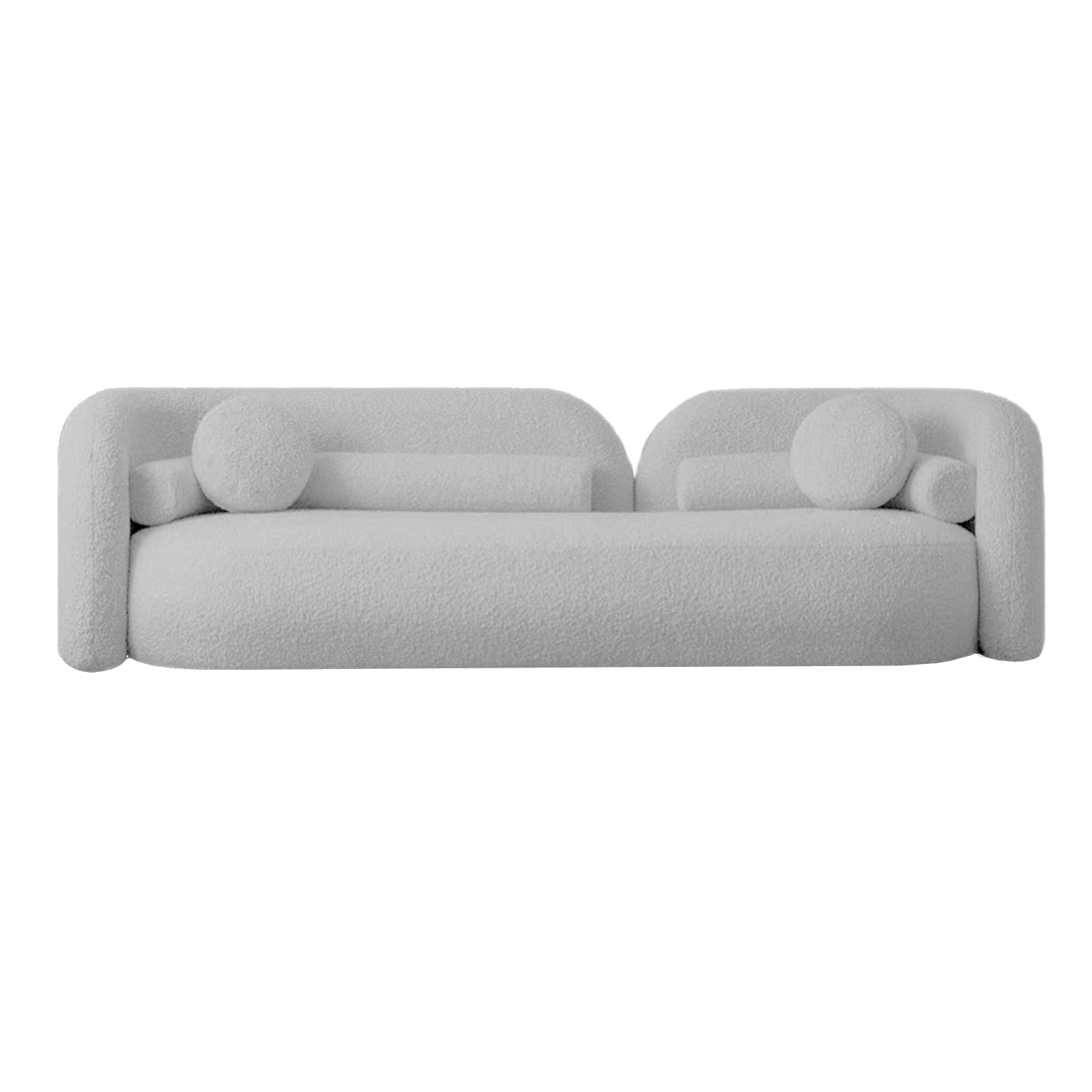 Butter Luxe Symmetry Sofa (Light Gray)