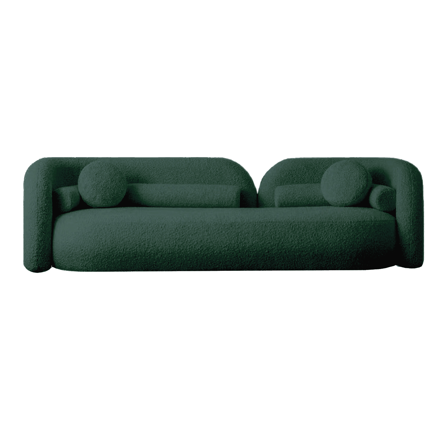 Butter Luxe Symmetry Sofa (Dark Green)