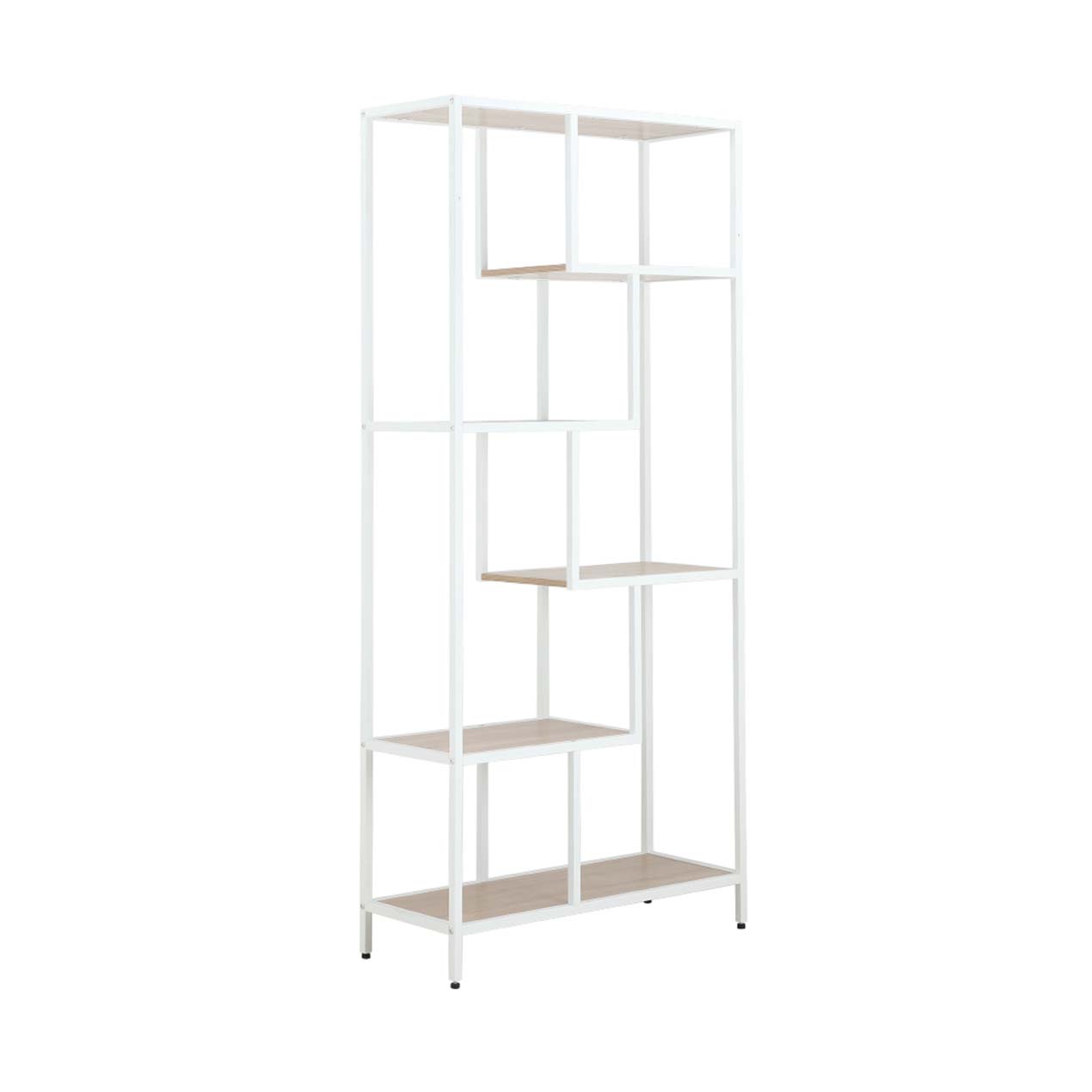 Logi Shelving Unit (White/Natural)