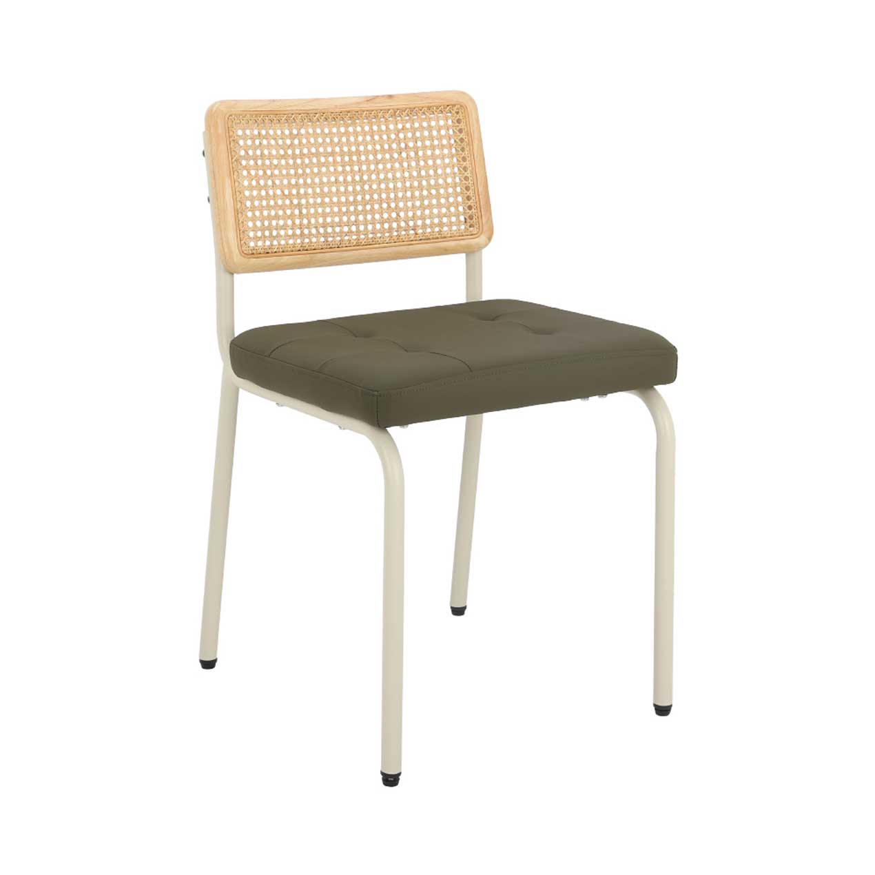 Niffy Metal Dining Chair (Green)