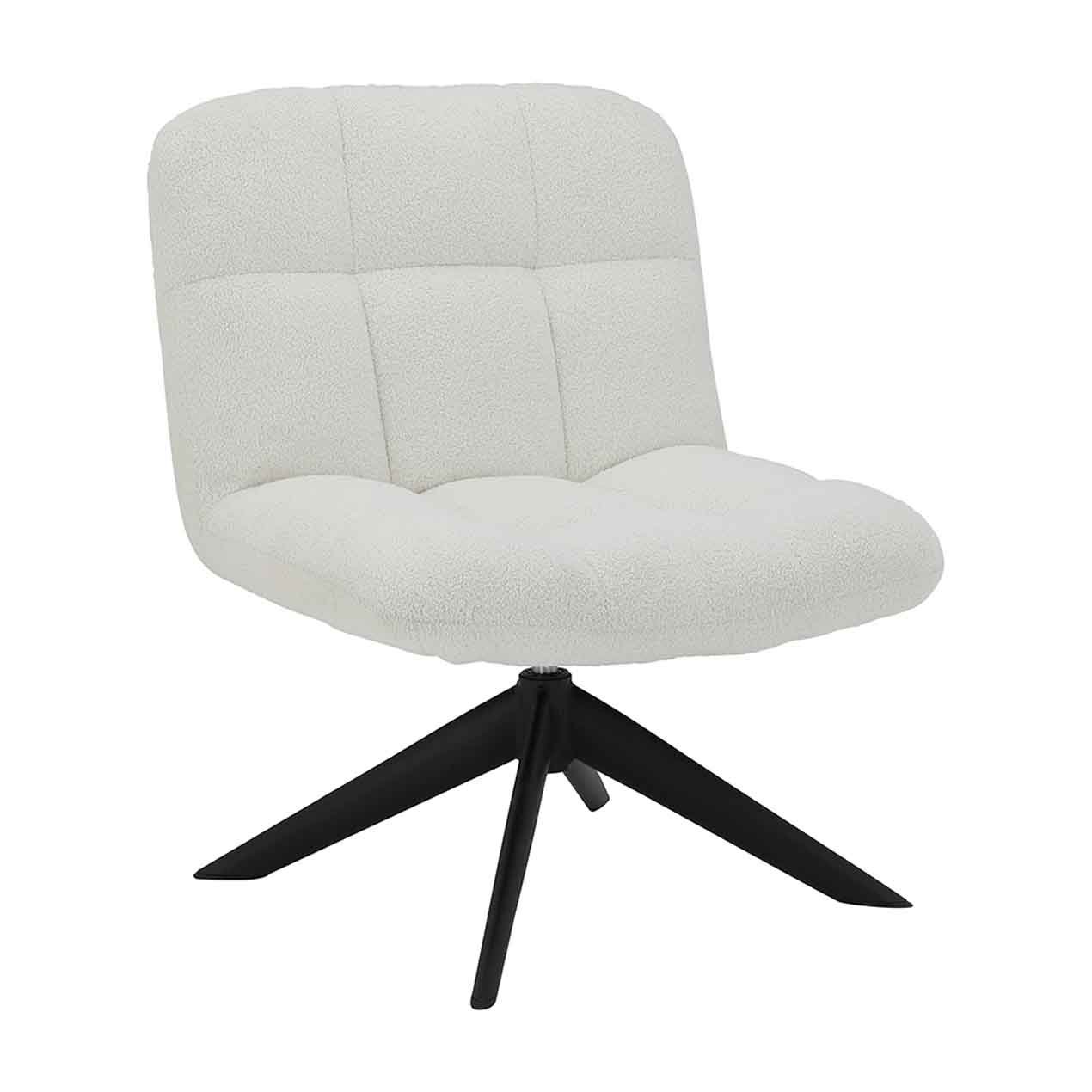 Sarita Fabric 1 Seater Armchair (Beige)