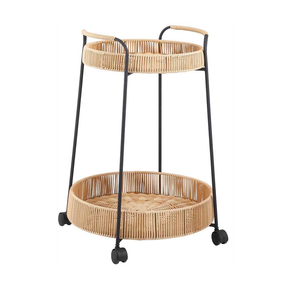 Saan 2-Tier Storage Cart (Natural)