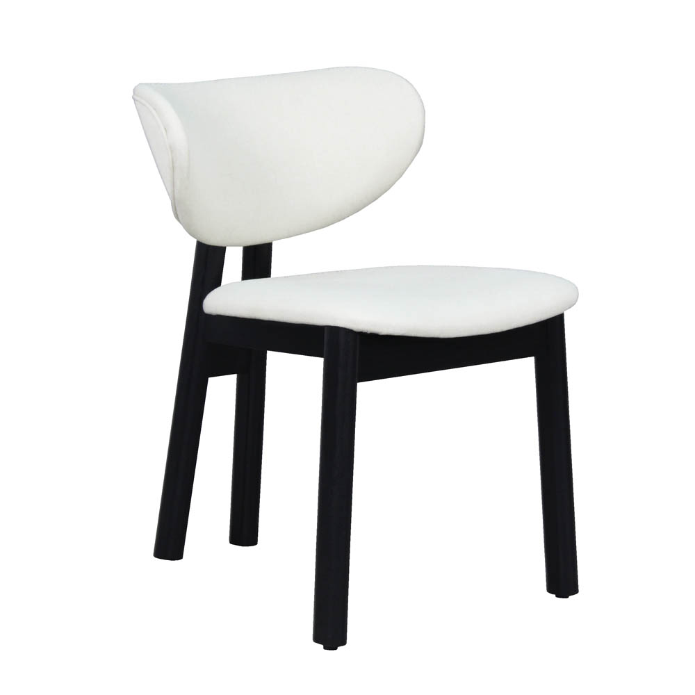 Calldone Wood Chair (Black/Off White)