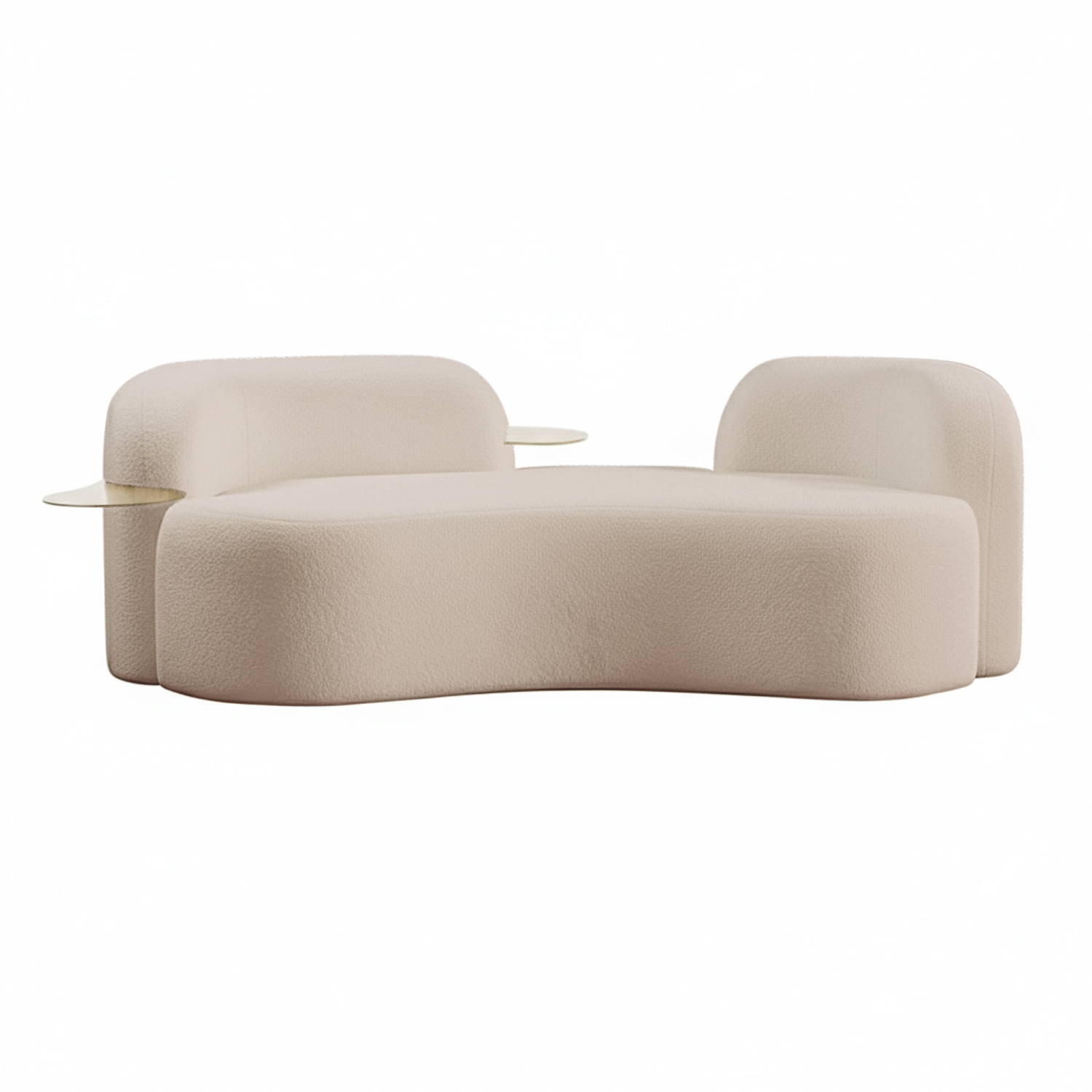 Butter Frace 3-Seater Sofa (Beige)