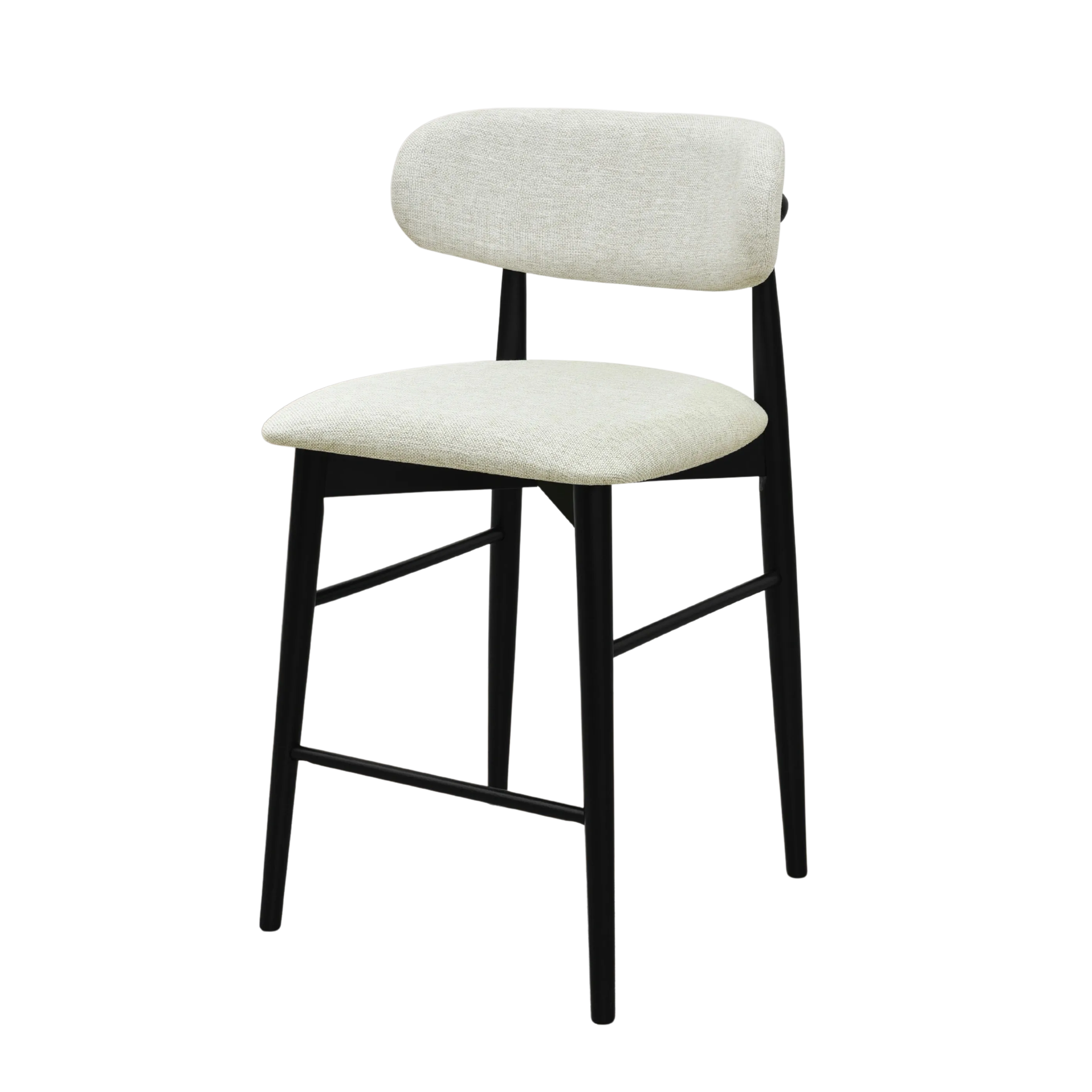 Gretna Counter Chair (Black/Beige)