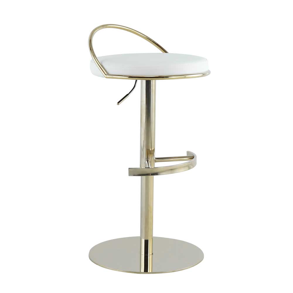 Butter Wane Bar Chair (White)